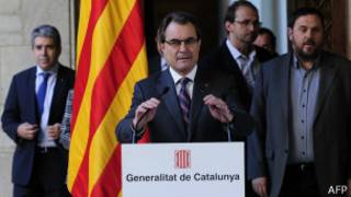 Artur Mas, presidente del gobierno regional de Cataluña