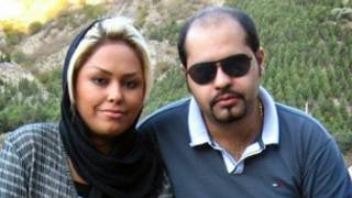 پیمان عارفی و همسرش زیبا صادق زاده