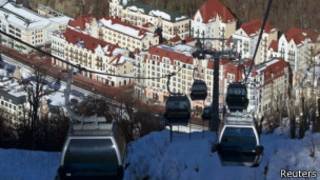 Centro de esquí de Krasnaya Polyana, cerca de Sochi