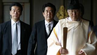 日本首相安倍晉三參拜靖國神社