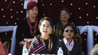 Daw Aung San Suu Kyi in Chin State