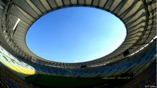 Estádio Maracanã após reforma para a Copa / Crédito da Foto: AFP Getty