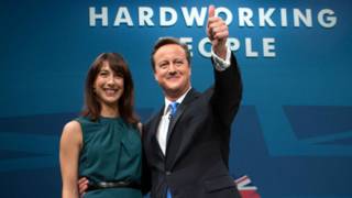 英国首相卡梅伦夫妇