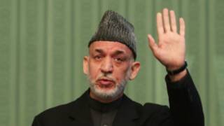 صدر حامد کرزئی کو شک ہے کہ ریستوران پر حملے میں امریکہ کا ہاتھ ہو سکتا ہے