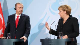Tayyip Erdoğan ve Angela Merkel