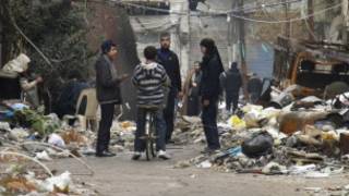 Wadanda rikicin Syria ya rutsa da su.