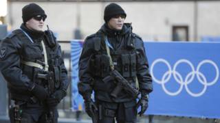 Segurança em Sochi. Foto: AP