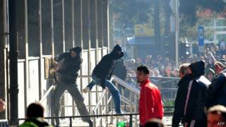Протестующие в Боснии и Герцеговине