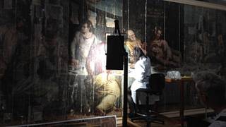 Restauração de 'A Última Ceia', de Giorgio Vasari (Foto: Marcelo Crescenti)
