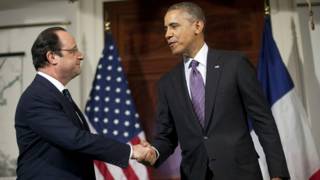 Obama, Hollande