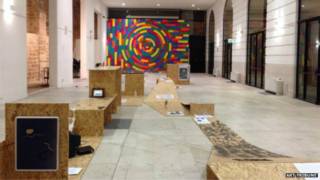 意大利的一個現代藝術作品展
