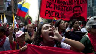 Protesta chavista