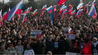 Демонстрация в Севастополе