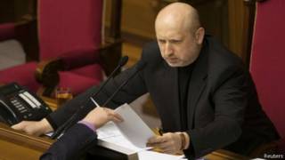 Олександр Турчинов каже, що Росія відмовляється від будь-яких контактів із новою українською владою