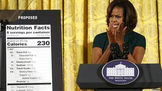 Michelle Obama e uma proposta de novo rótulo de alimentos (Reuters)