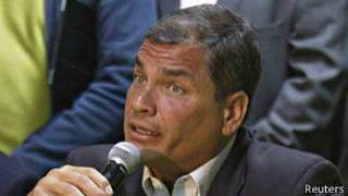 Rafael Correa, presidente de Ecuador