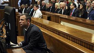 Oscar Pistorius en la corte