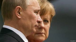 Angela Merkel e Vladimir Putin (Reuters)