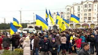 Проукраинские активисты в Севастополе