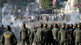 Protestas en Caracas
