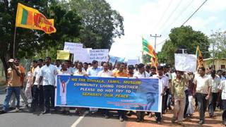 மஹிந்த அரசுக்கு ஆதரவு தெரிவித்து ஆர்ப்பாட்டம் நடந்தது