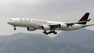 Avión Air Canada