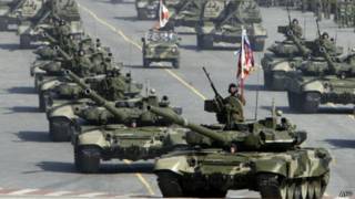 Репетиция военного парада на Красной площади