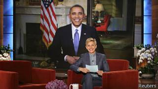 Barack Obama en en programa de DeGeneres