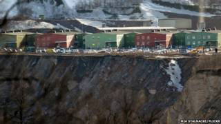 Cidade de Kiruna (Foto: Mia Stalnake)