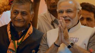 नरेंद्र मोदी और वीके सिंह