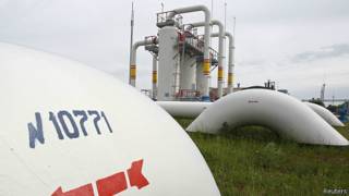 Газовая станция на территории Украины