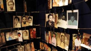 Memorial às vítimas do massacre em Ruanda (AFP)