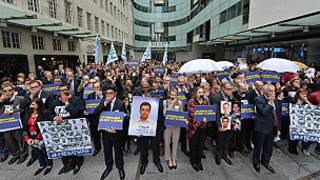 aljazeera protest