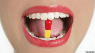 Boca con pastilla