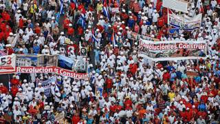 Marcha por el 1° de mayo en La Habana