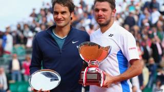 Roger Federar y Stanislas Wawrinka