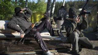 Пророссийские активисты на Востоке Украины