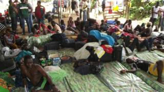 Abrigo em Brasiléia que foi desativado (BBC)