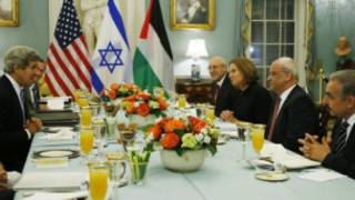 Imisihyikirano y'amahoro y'abanyapalestine na Israheli
