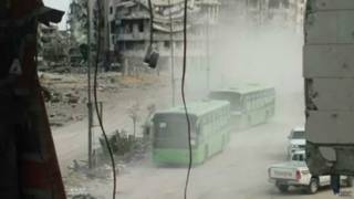Evacuación en Homs