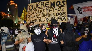 Protestas en Brasil