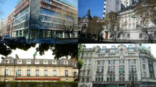 Embaixadas do Brasil | Crédito: Montagem/BBC Brasil