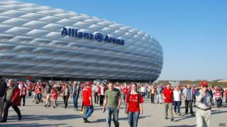 Estádio de Munique. Foto: Albert Steinberger