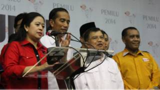 Jokowi dan JK di KPU