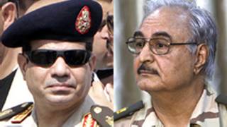 المشير السيسي و اللواء حفتر