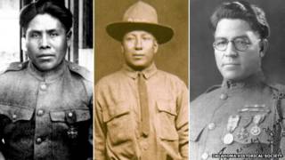 Integrantes del escuadrón telefónico choctaw