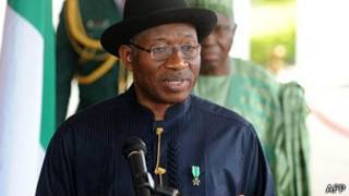 Shugaba Goodluck Jonathan na Najeriya