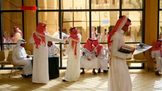 Sauditas Foto BBC