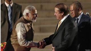 नरेंद्र मोदी और नवाज शरीफ़