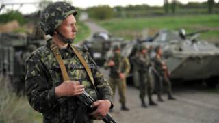 Украинский солдат